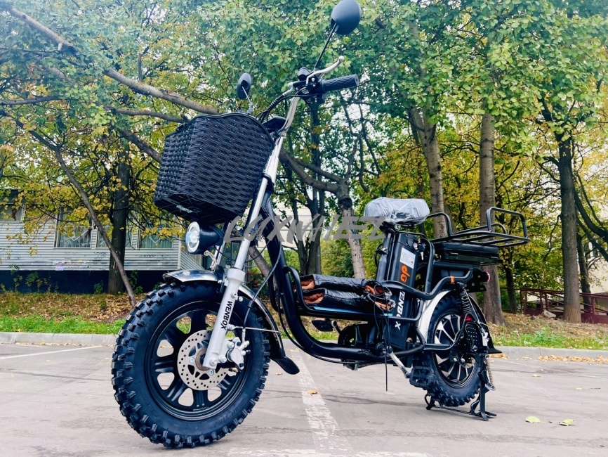 Электровелосипед колхозник Wenbo Monster Снег фото 1