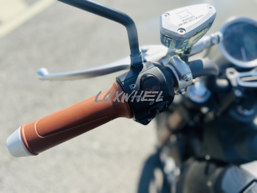 Электромотоцикл WHITE SIBERIA SUPER SOCO TS фото 9