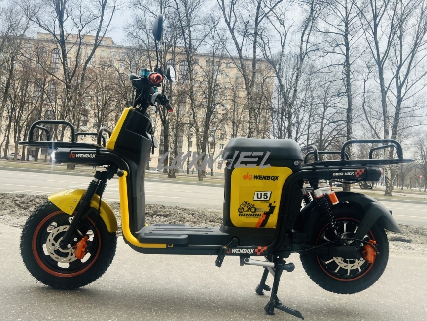 Электровелосипед Wenbox U5 желтый фото 2