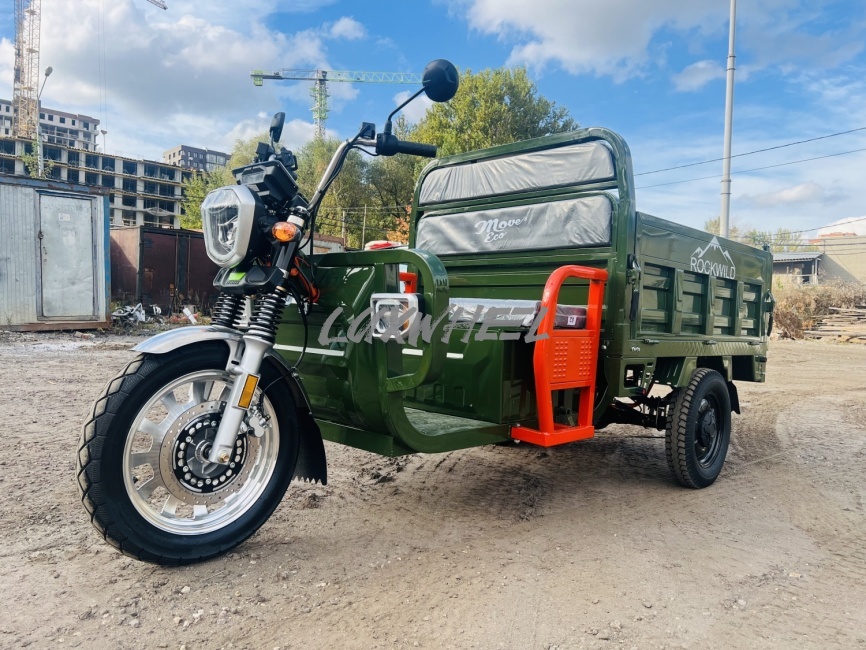 Грузовой электротрицикл самосвал Rockwild Cargo MAX Q30 фото 1