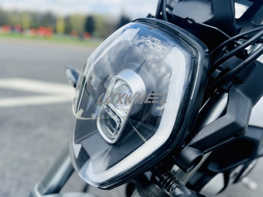 Электромотоцикл WHITE SIBERIA SUPER SOCO TSX фото 11