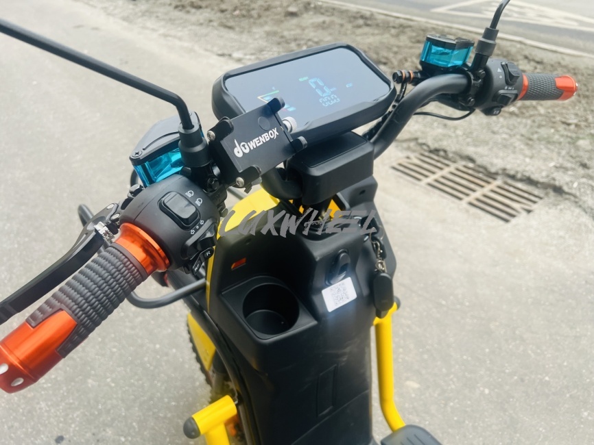 Электровелосипед Wenbox U5 желтый фото 4